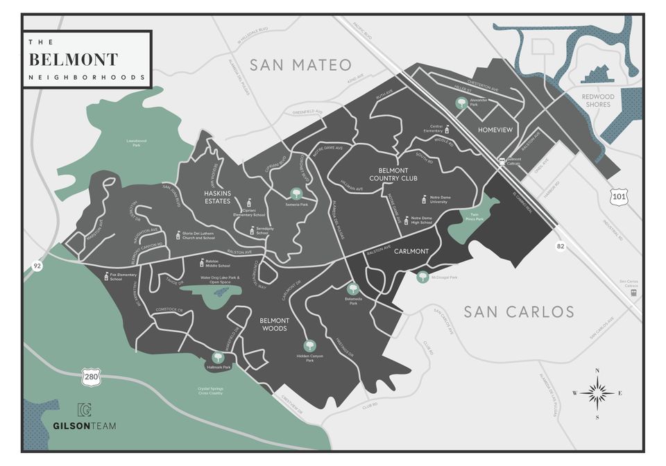 Belmont Map
