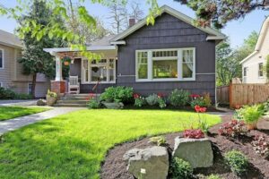 House with garden