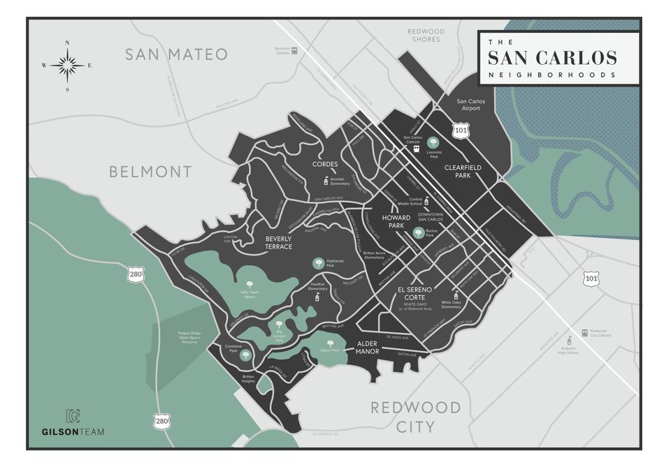 San Carlos Map